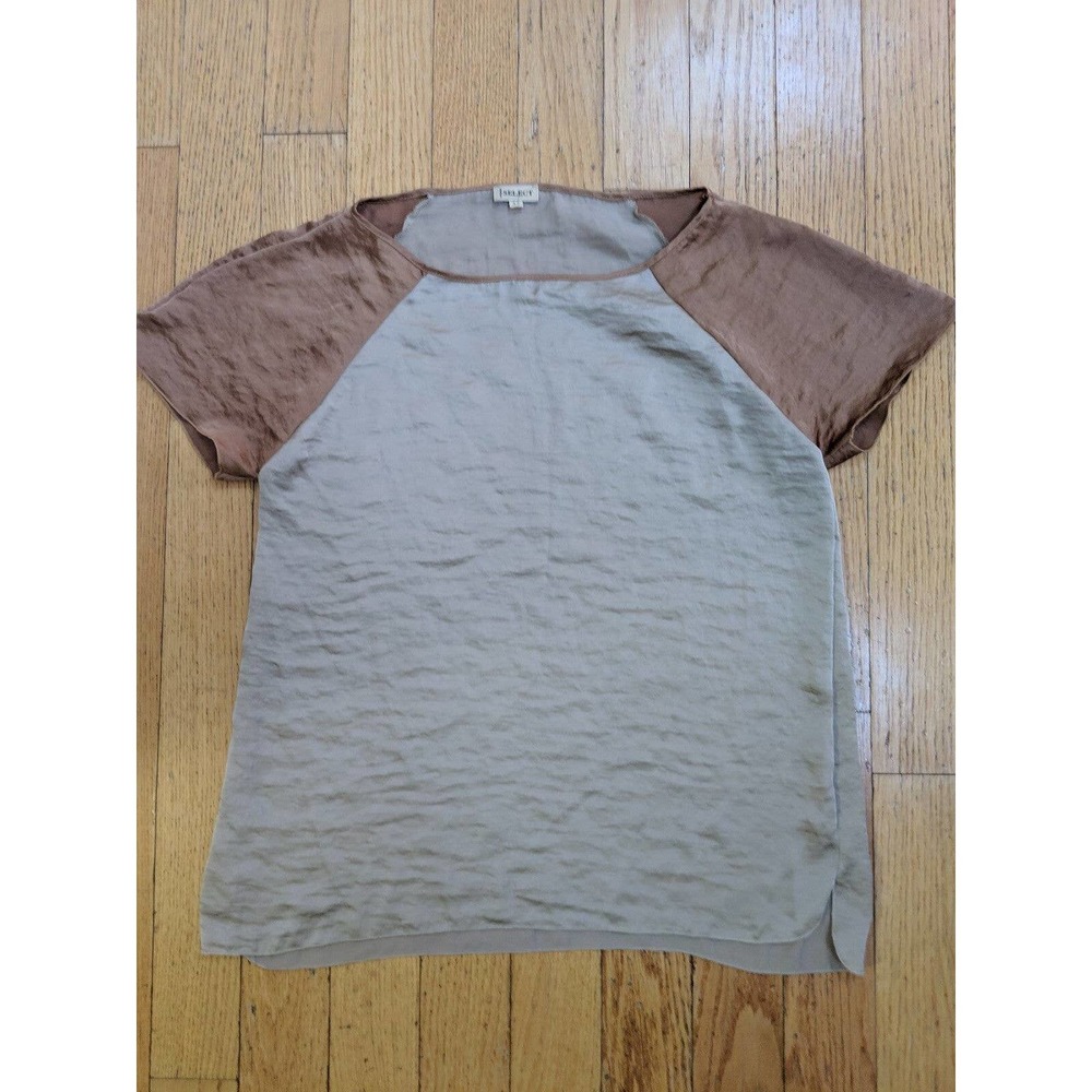 Womens Brown Top Shirt Blouse from Select - Size 44 European Italian - Picture 2 of 7